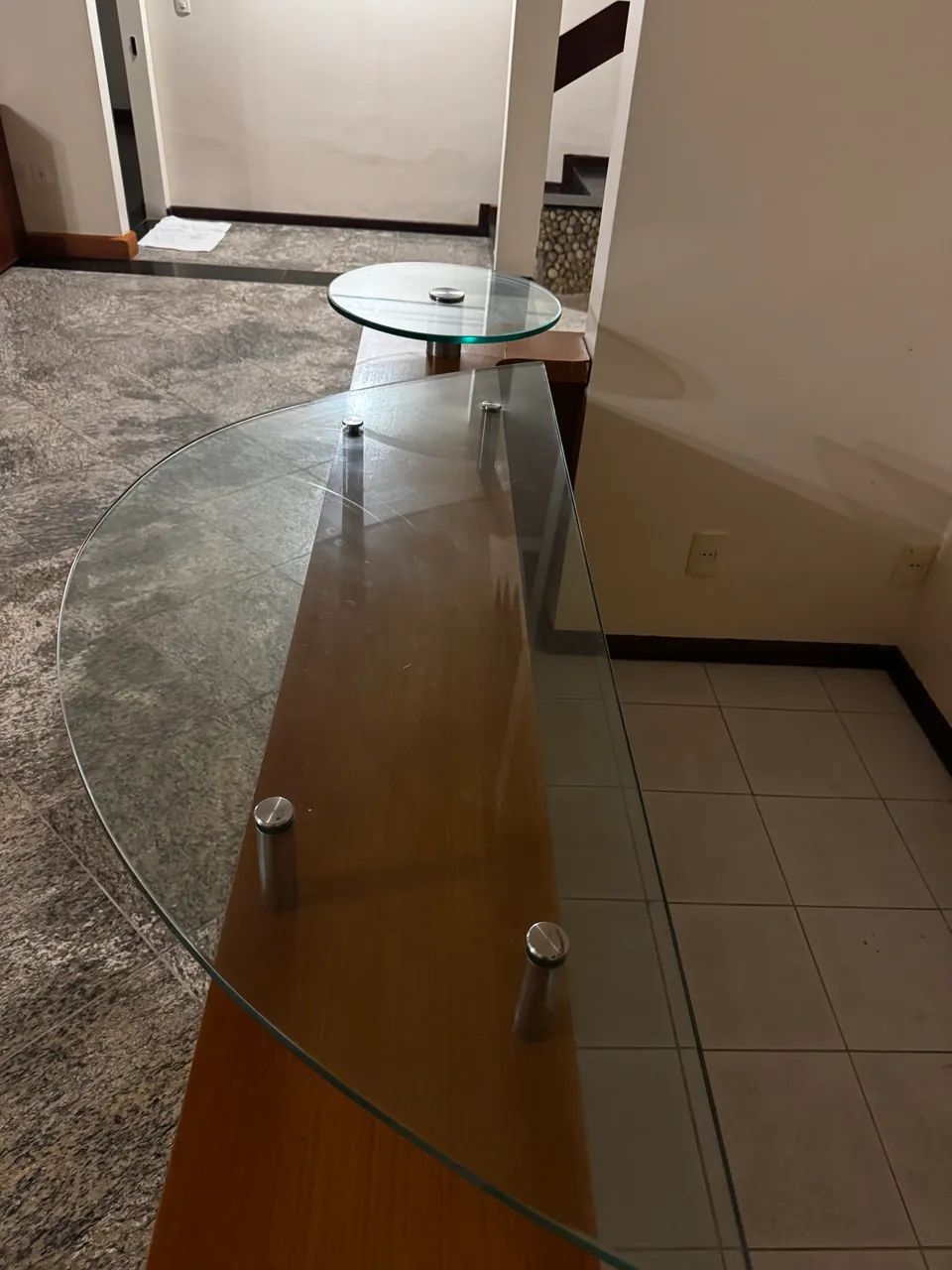 Balcão de vidro