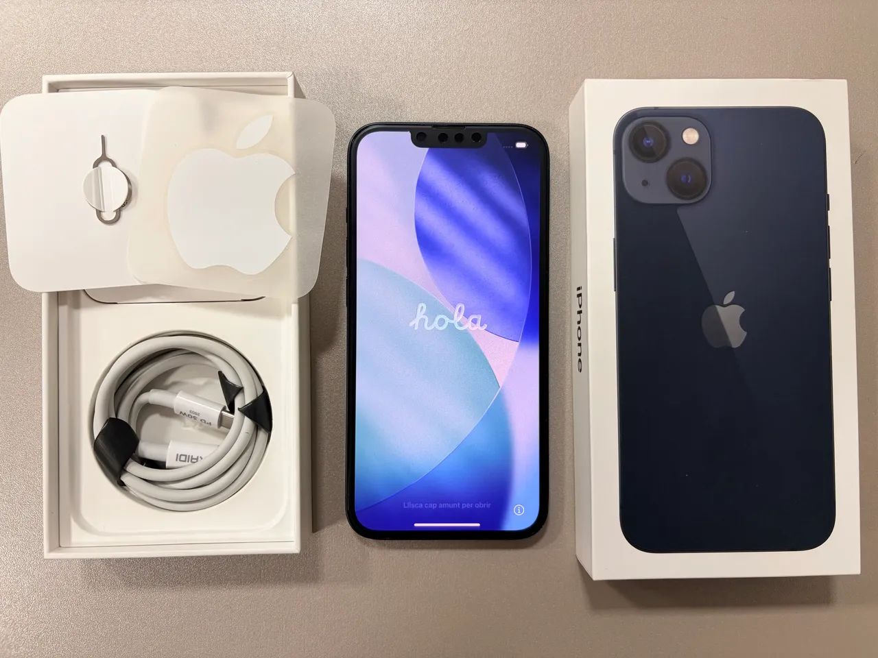 IPhone 13, 128 GB, cor meia-noite, bateria 90% - Foto 2