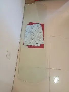 Vidro de mesa ou rack