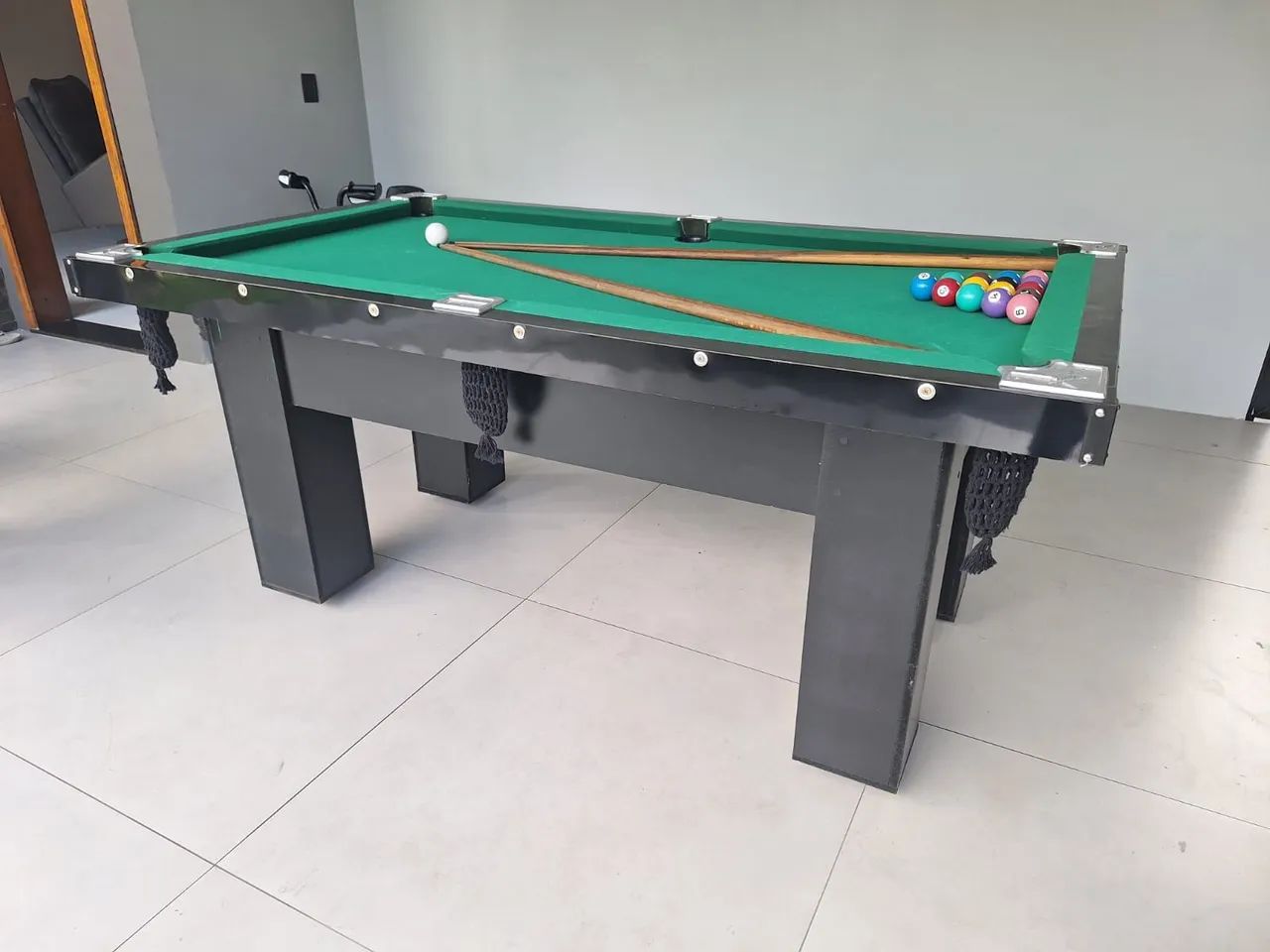 Mesa Sinuca - Com Kit Acessórios 