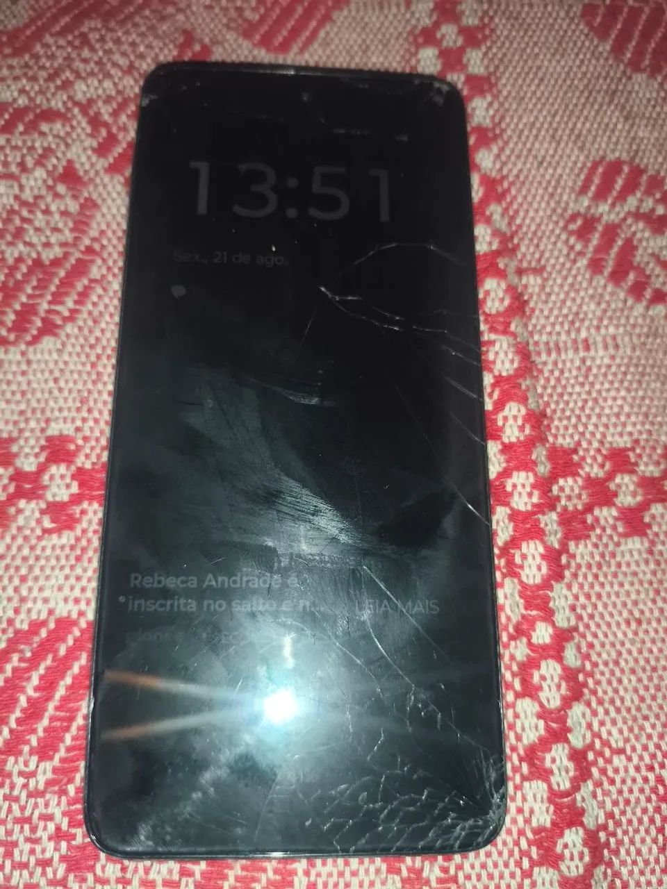 Moto g15 " tela está trincada" - Foto 2