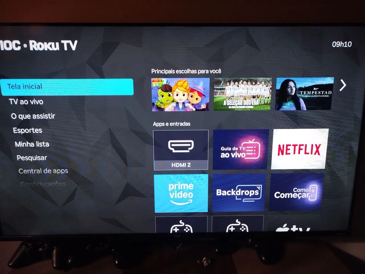 Vendo tv 43 polegadas, tv nova ainda com garantia  - Foto 2