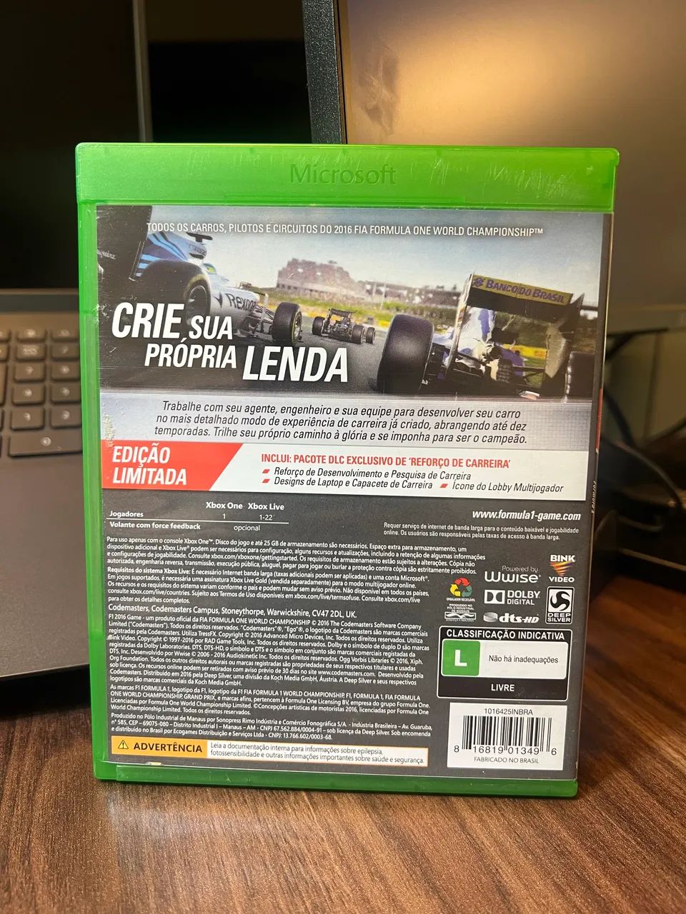 F1 2016 Edição Limitada - Xbox One - Foto 4