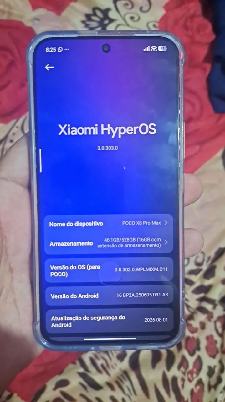 Poco X8 pro Max Laranja 512 GB 12 RAM  - Foto 4