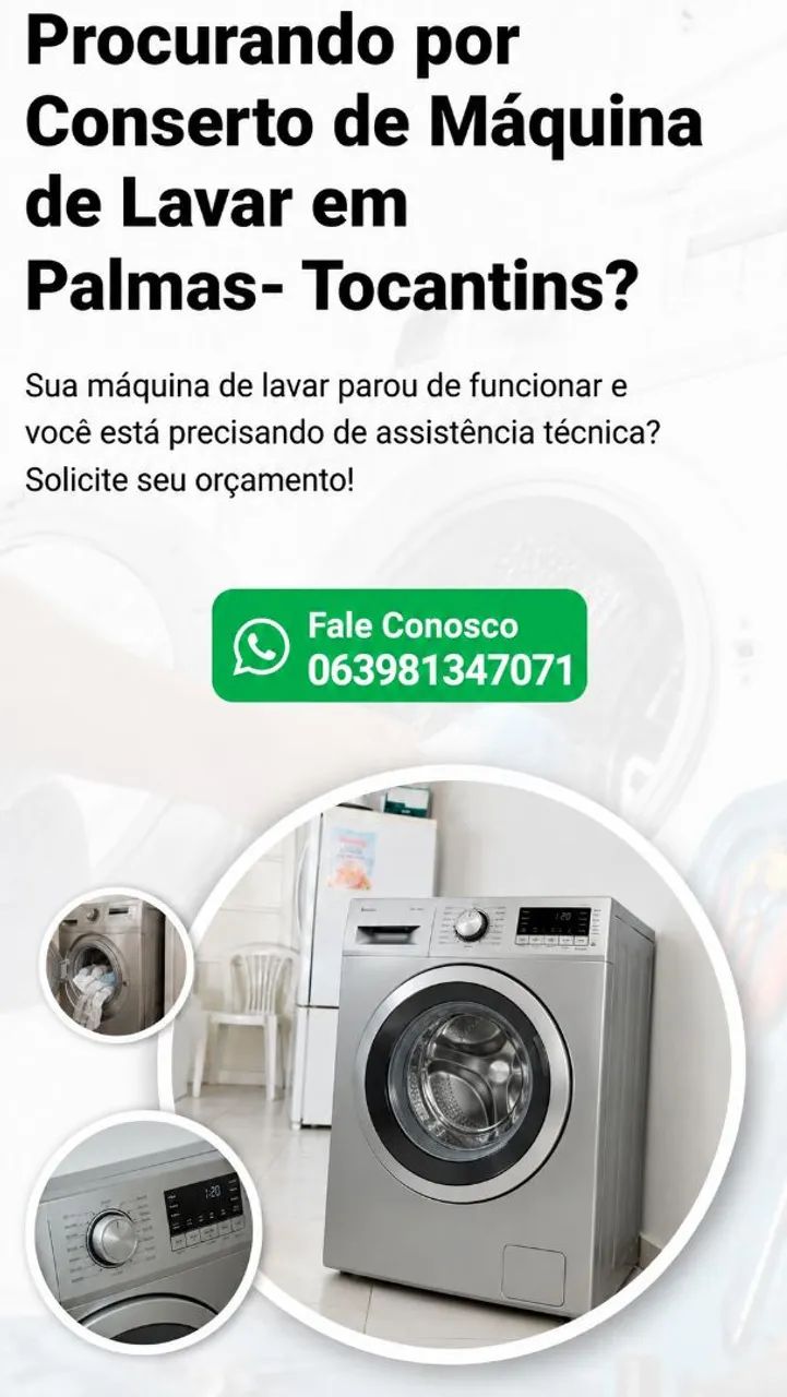 Técnico em máquina de lavar, maquina lava e seca, lavadoras  - Foto 2