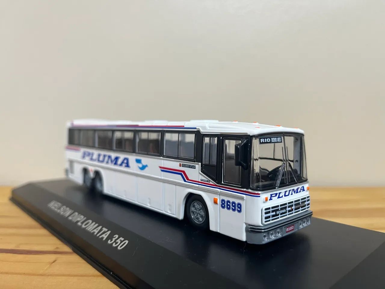Miniatura ônibus Diplomata Nielson 350 Pluma 1/72 BR Classics  - Foto 2