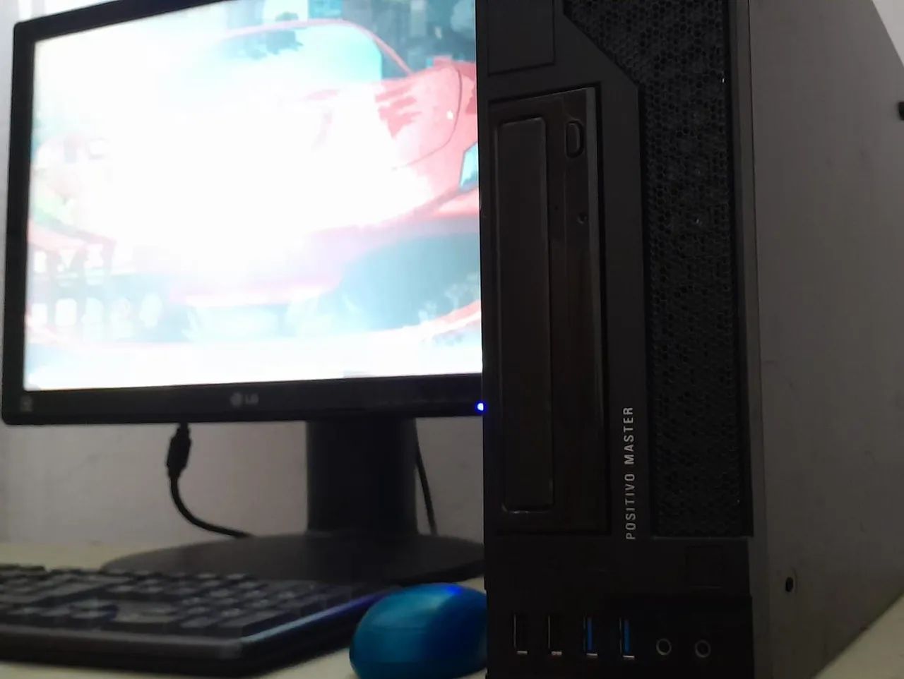 Computador completo Intel i5 7600, 8 gigas de ram ddr4, hd de 500 gigas, monitor LCD, jogo - Foto 4