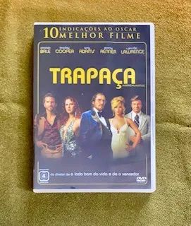 DVD Trapaça (Direção David O. Russell / Com Christian Bale, Bradley Cooper-Amy Adams-2013)