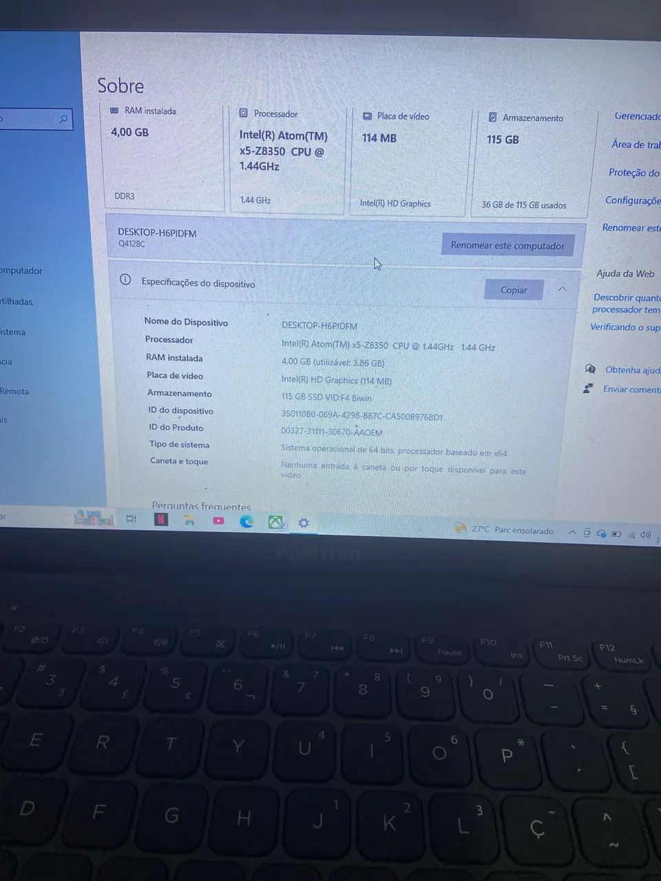 Notbook Positivo  - Foto 2