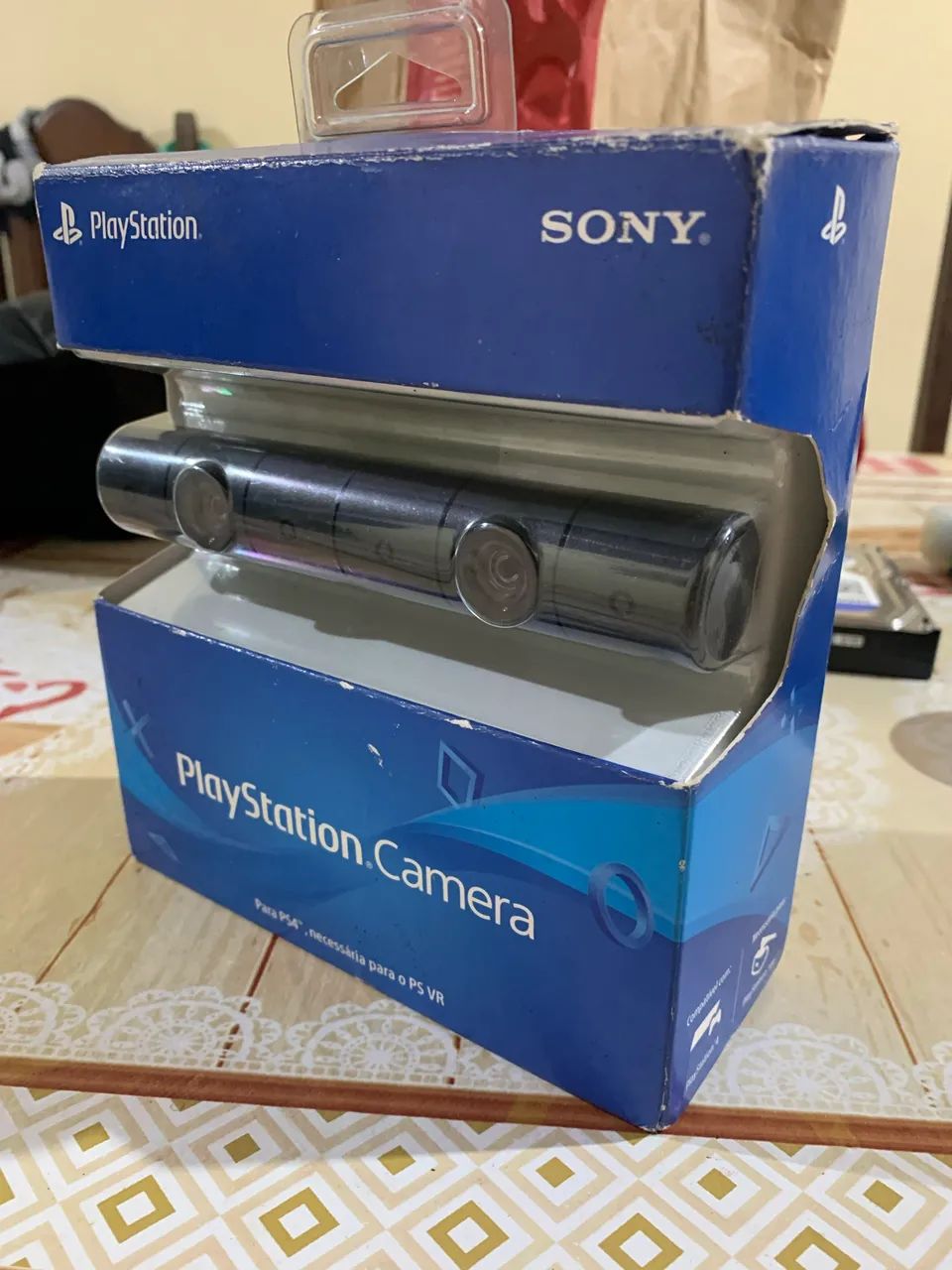 Câmera PS4 PlayStation 4 na caixa - Foto 2