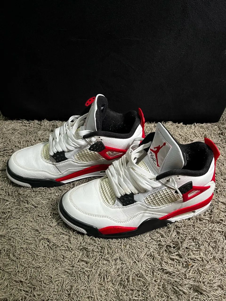 Air Jordan 4 Red Cement - Original com Caixa - Foto 2