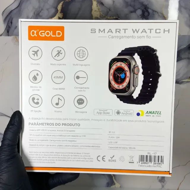 Smartwatch com 4 Pulseiras - Foto 4