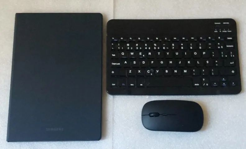 Tablet Samsung Tab S6 Lite 128GB + S Pen ponta de titanium + teclado e mouse - Foto 3