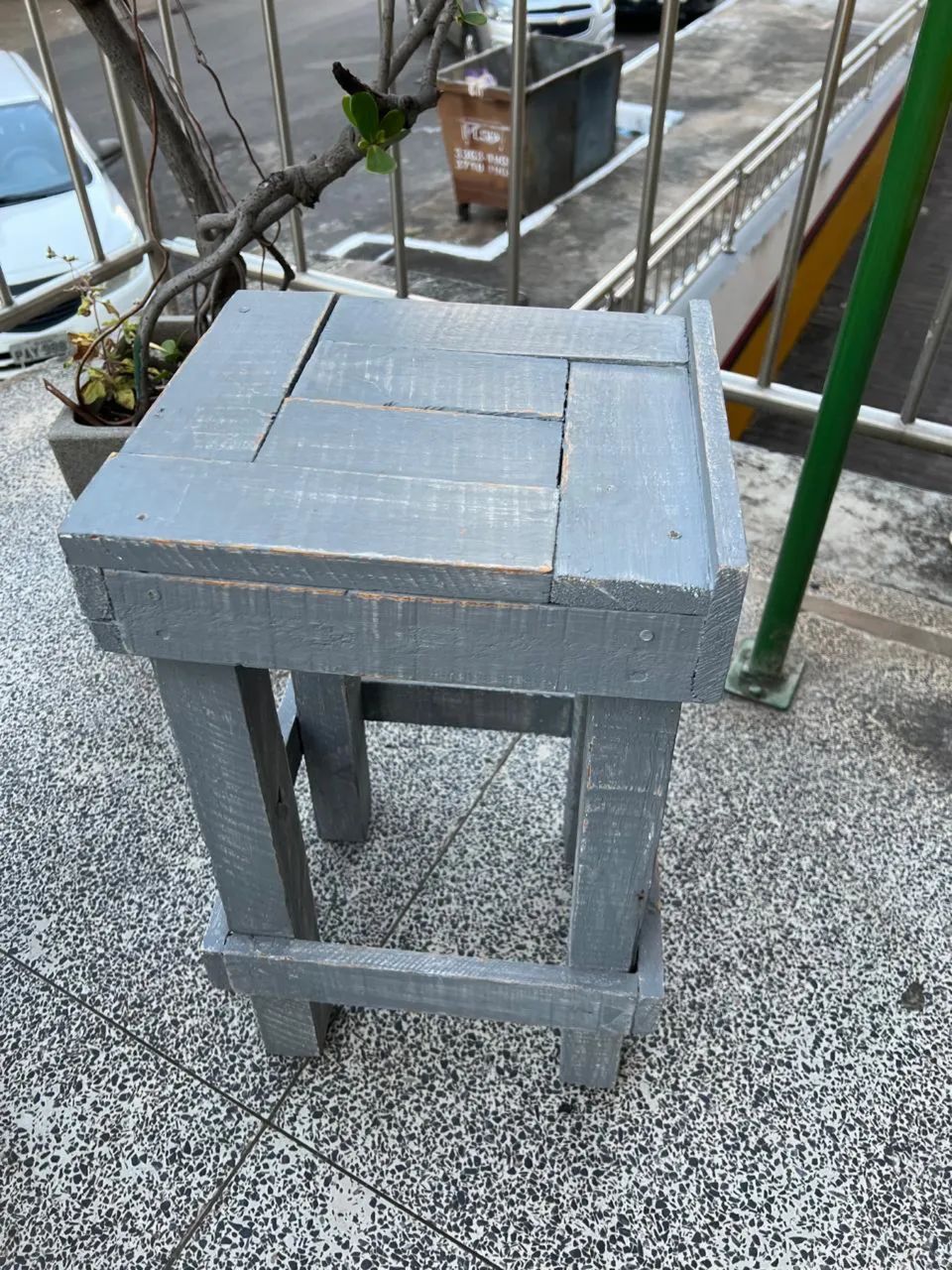 Conjunto banco de jardim de madeira  - Foto 2