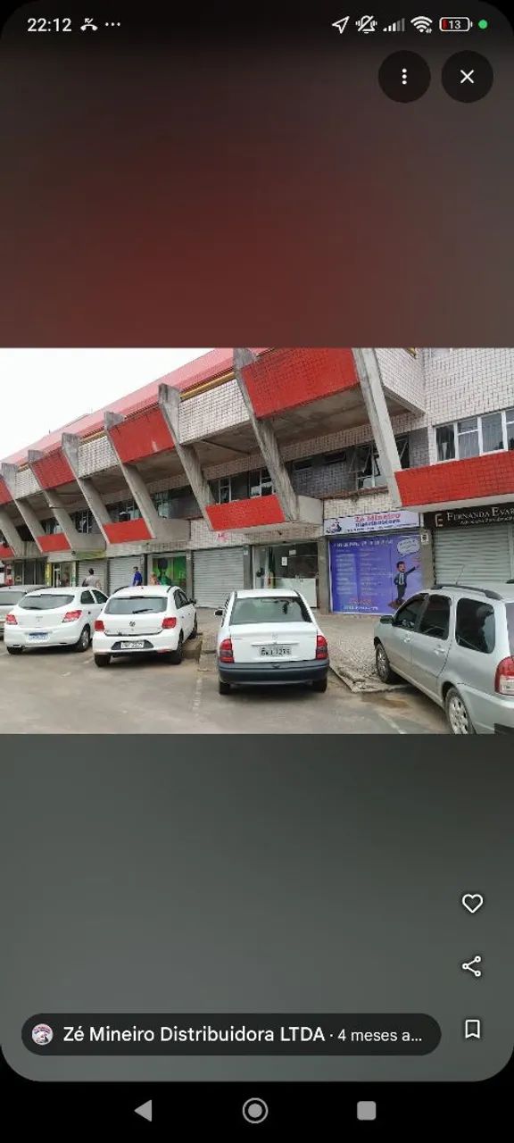 Loja comercial no centro da cidade