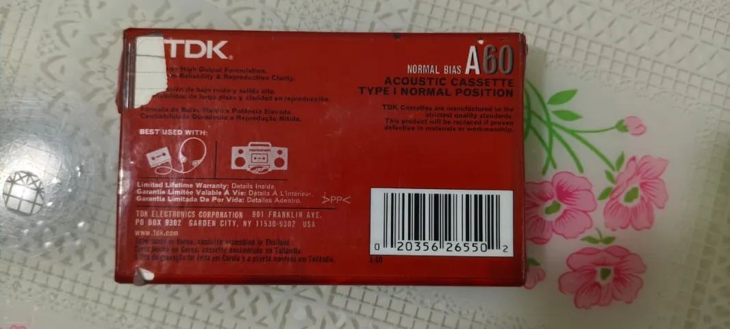 Fita K7 TDK A60 - Foto 2