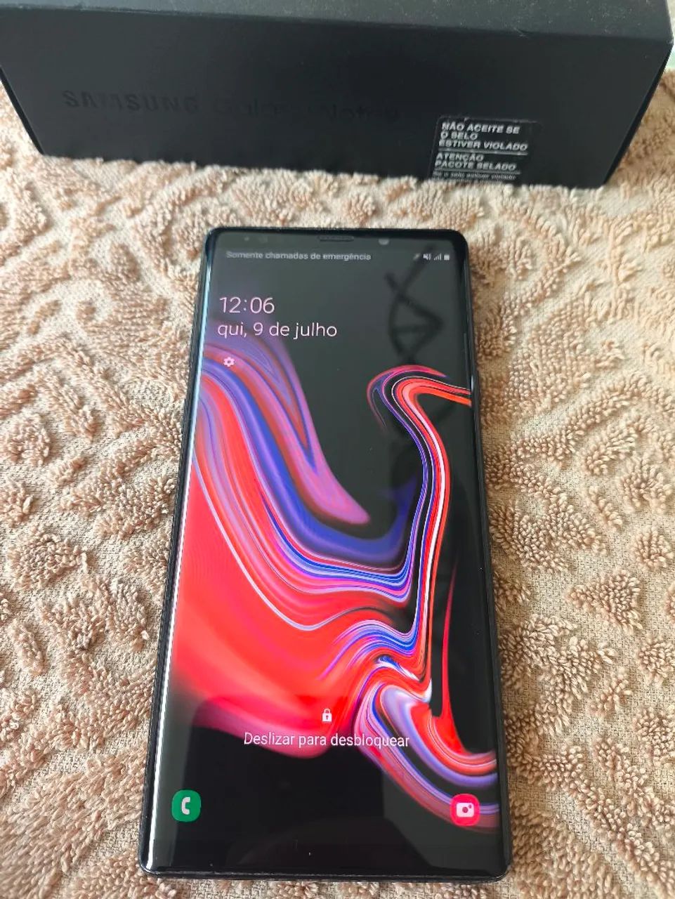 Celular Samsung Galaxy Note 9 USADO c/ Burn-in 