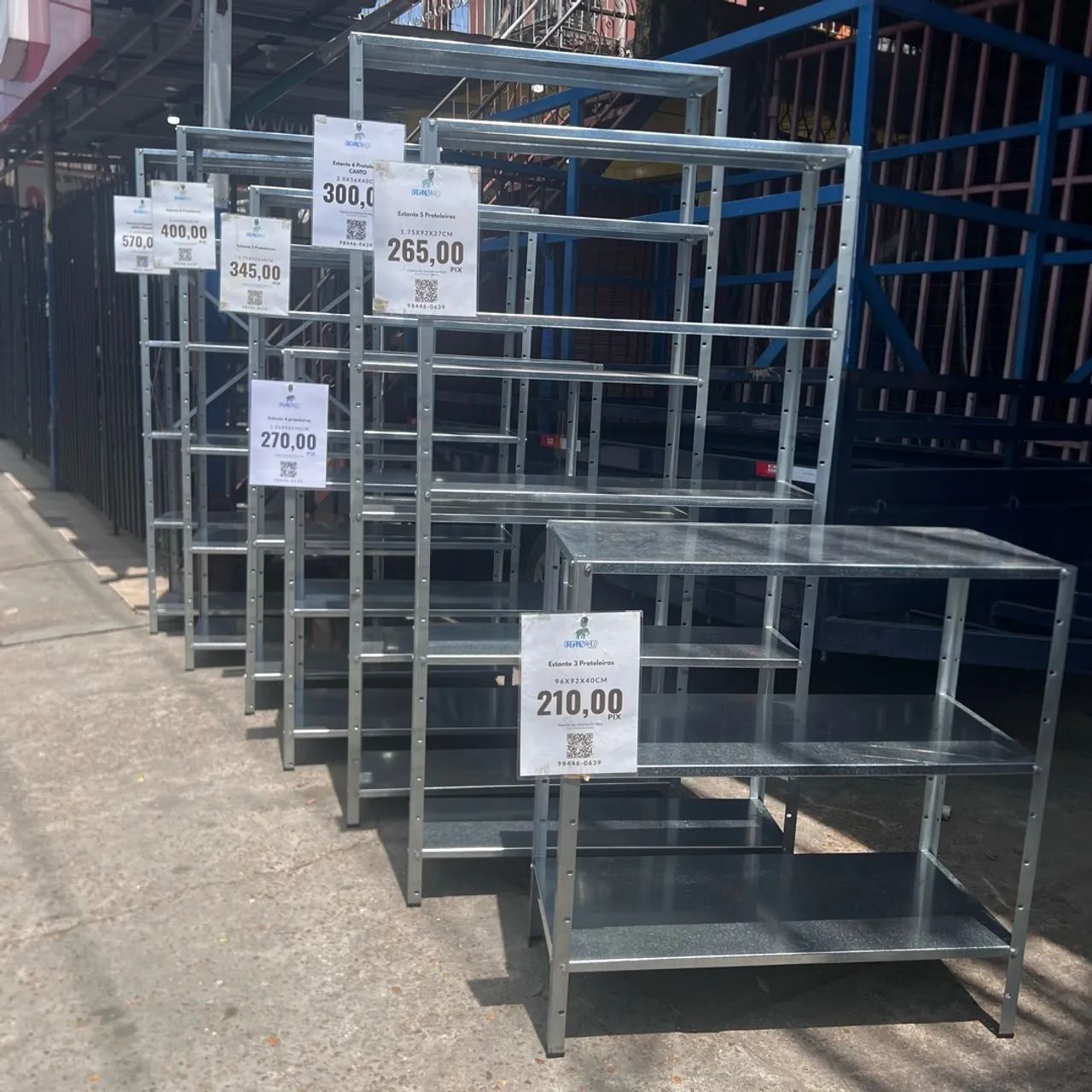 Estantes prateleiras de aço galvanizado  - Foto 5