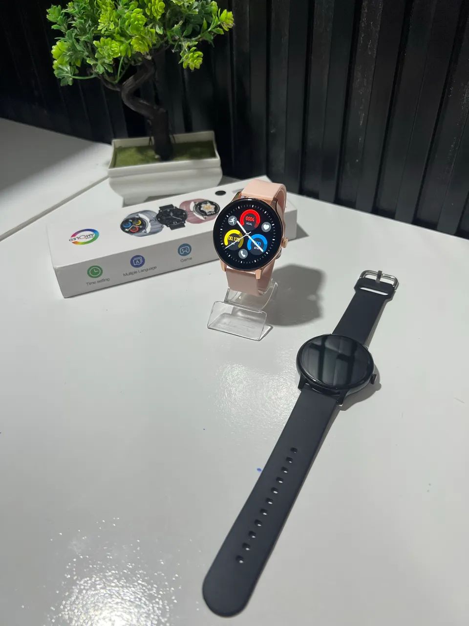 Smartwatch redondo gt2 faz e recebe chamada  - Foto 5