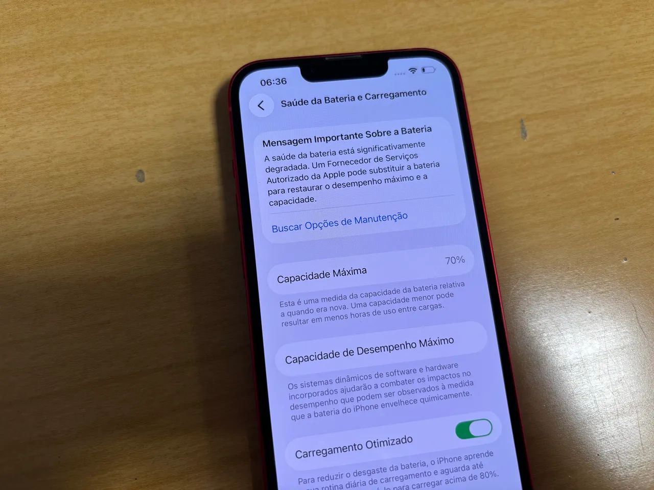 iPhone 13 256gb - product red com caixa - Foto 2