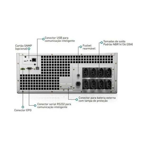 NO-BREAKS SMS 3000VA ATRIUM RACK  - Foto 2