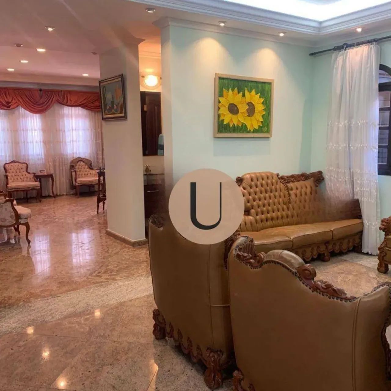 Casa com 4 dormitórios à venda, 297 m² - Vila Scarpelli - Santo André/SP