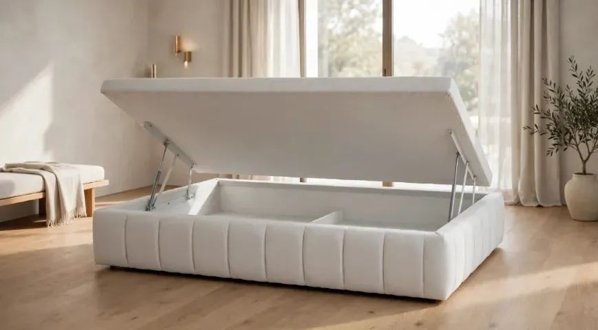 Cama box baú solteiro luxo  - Foto 5