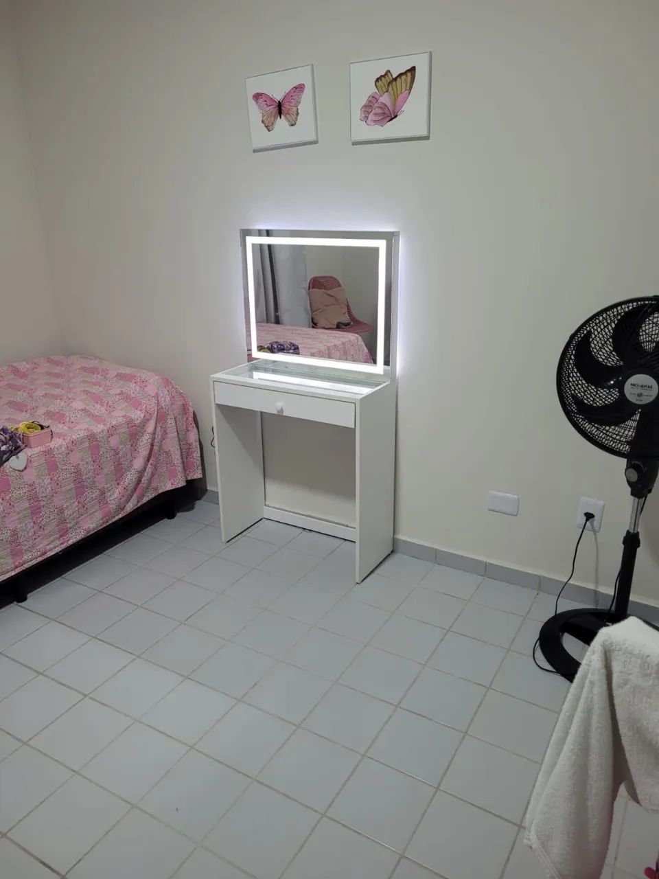 Penteadeira camarim led 70cm pé  - Foto 2