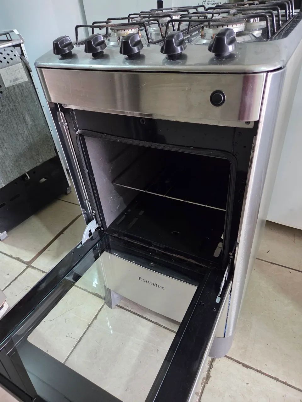 Fogao esmaltec 4 bocas inox  - Foto 4