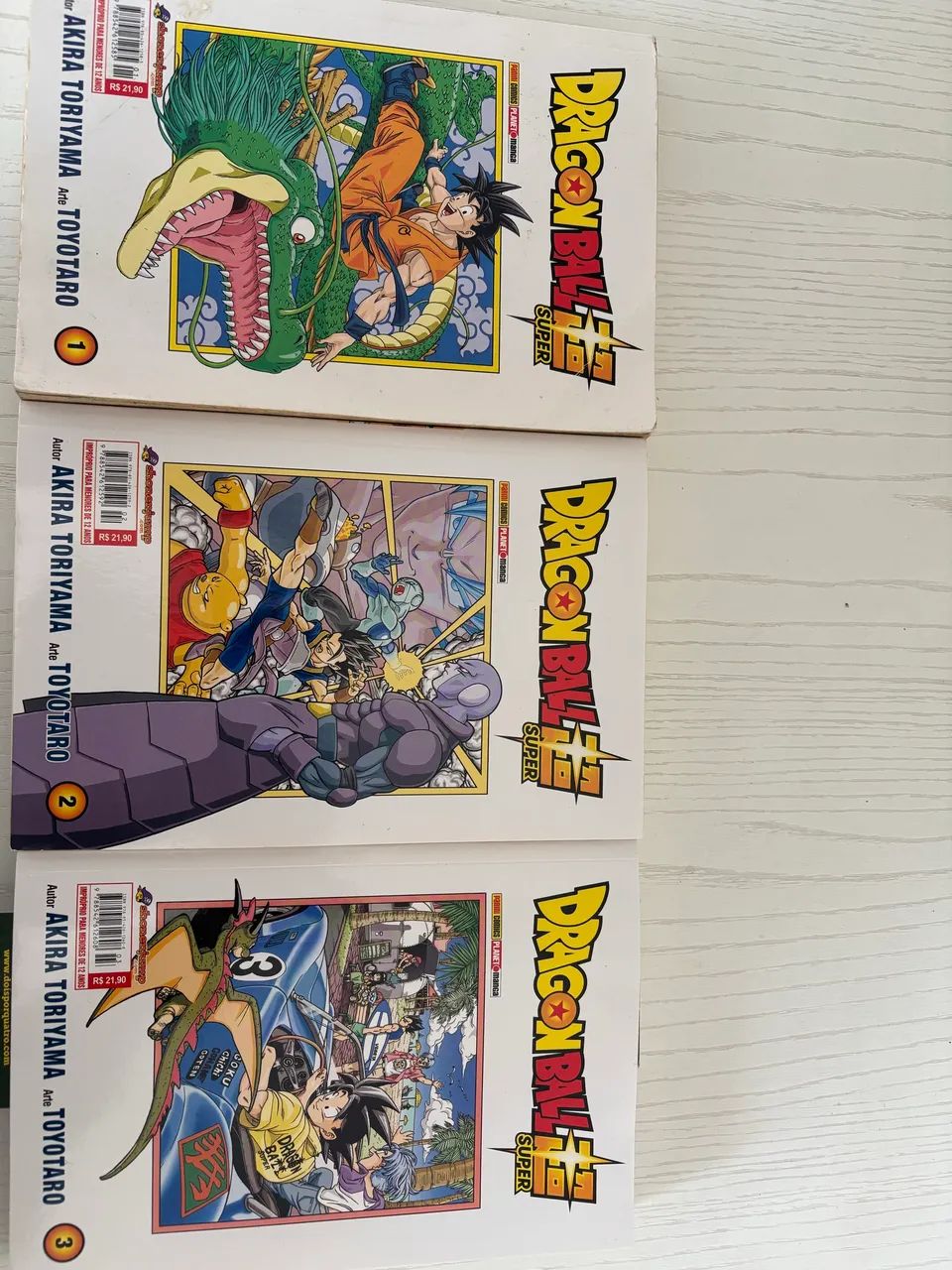 Manga DRAGON BALL 1, 2 e 3 