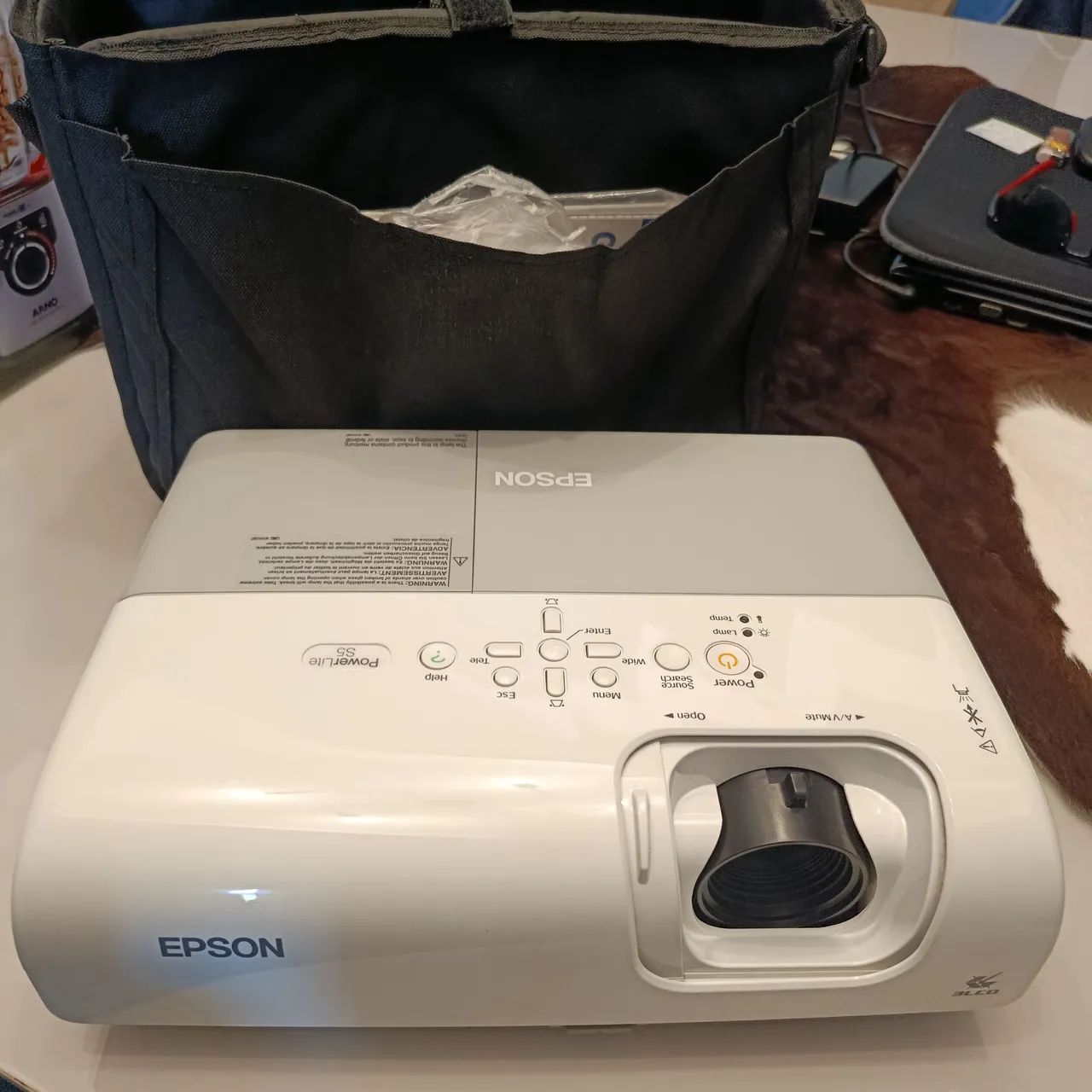 PROJETOR EPSON POWERLITE S5 - EXCELENTE ESTADO! - Foto 2
