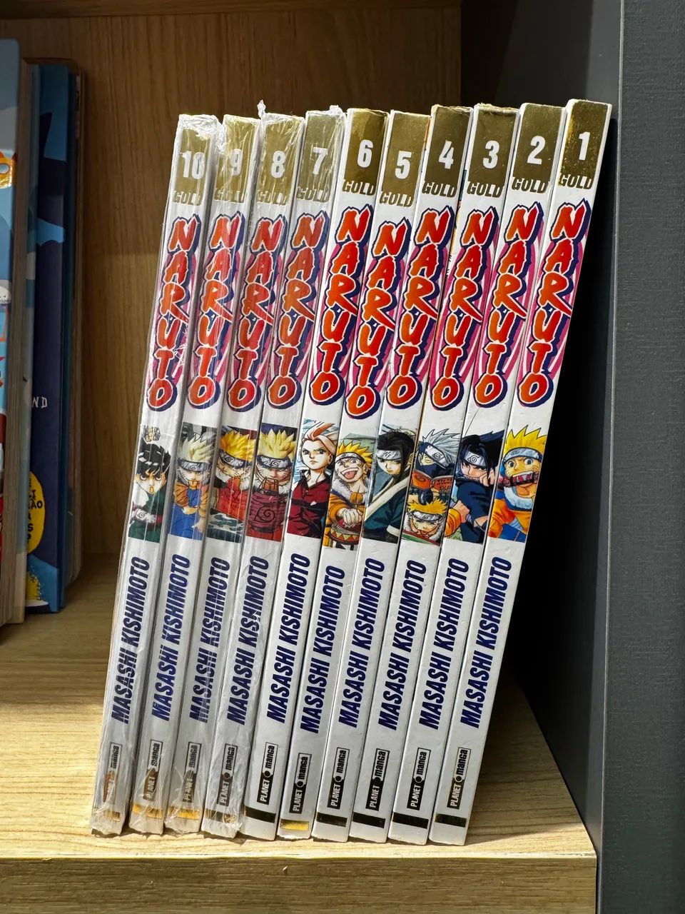 10 un Mangás Naruto Gold Novos do VL 1 ao 10  - Foto 2