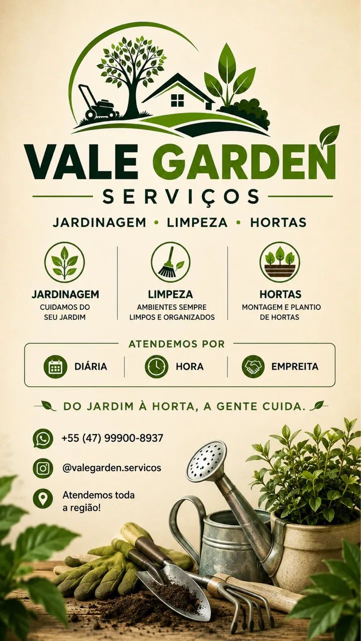 Servições de roçada e jardinagem 