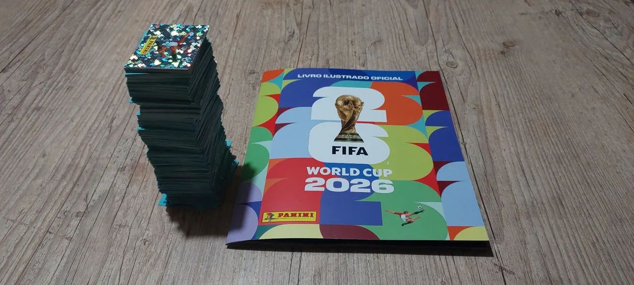 set completo das figurinhas da copa mundo 2026