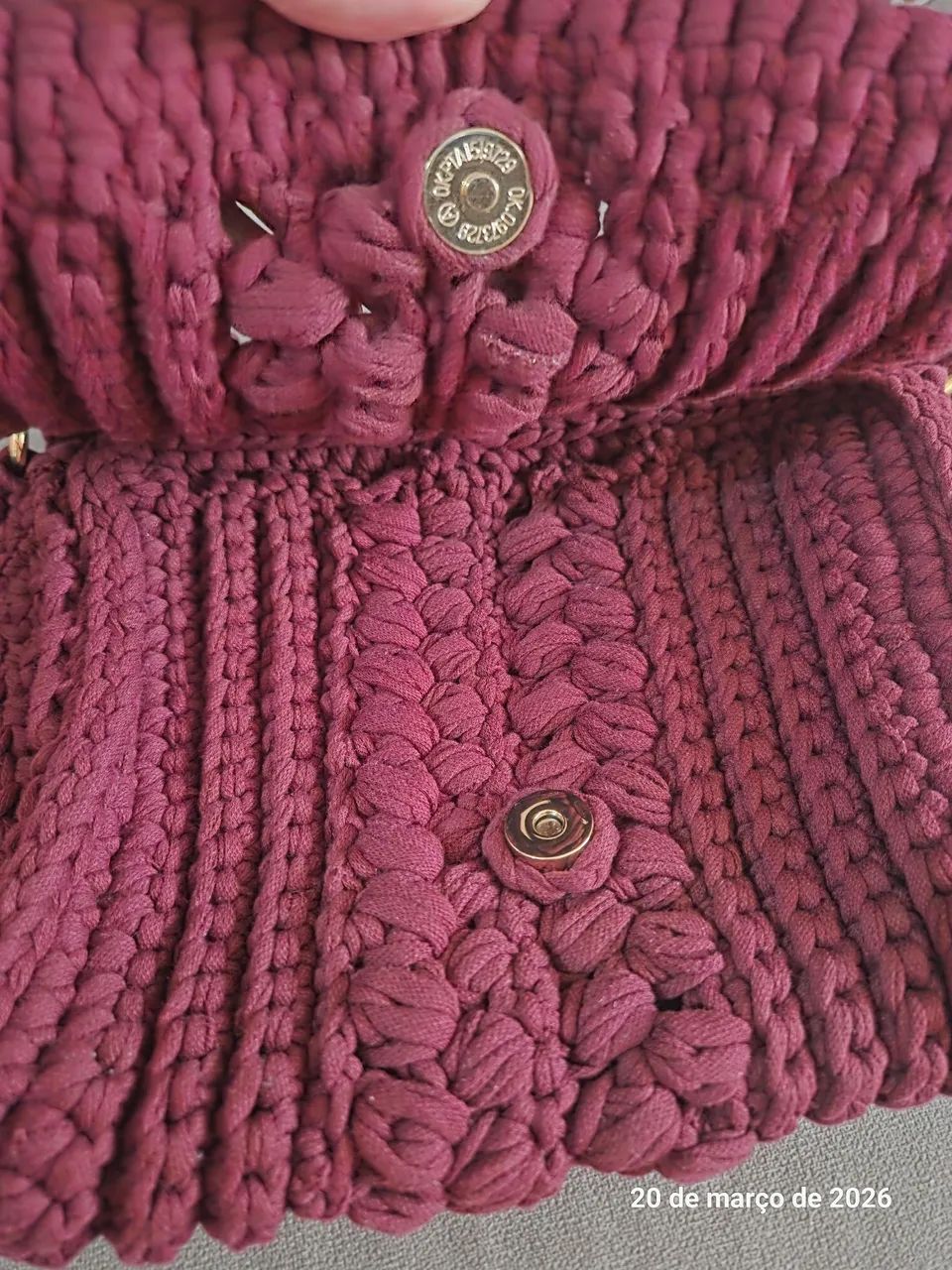 Bolsa crochê - Foto 4