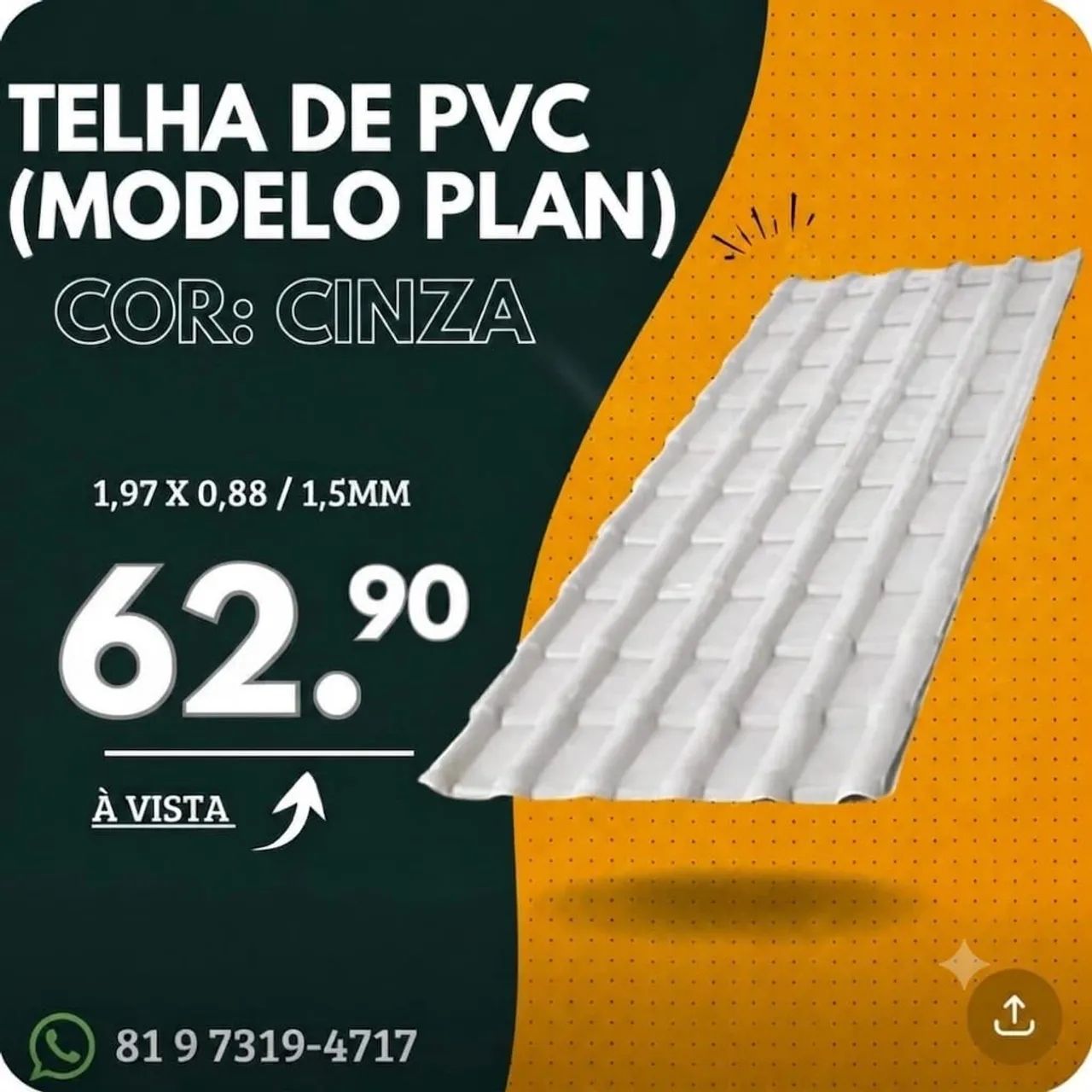 TELHA DE PVC  - Foto 2