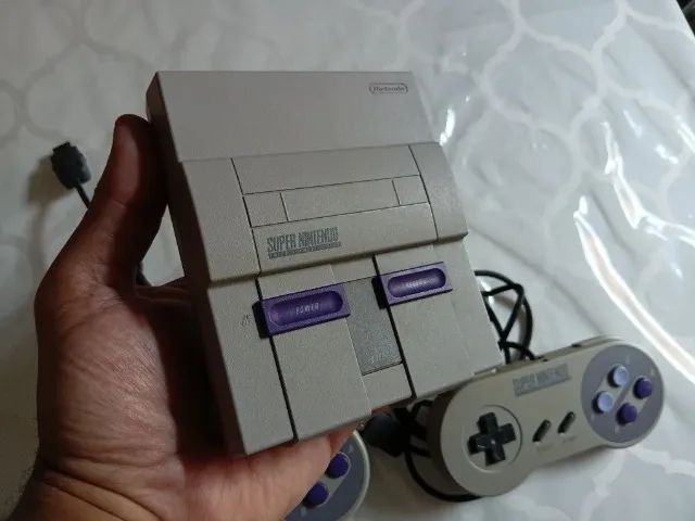 Mini super nintendo original na caixa ( envio olx ) - Foto 2