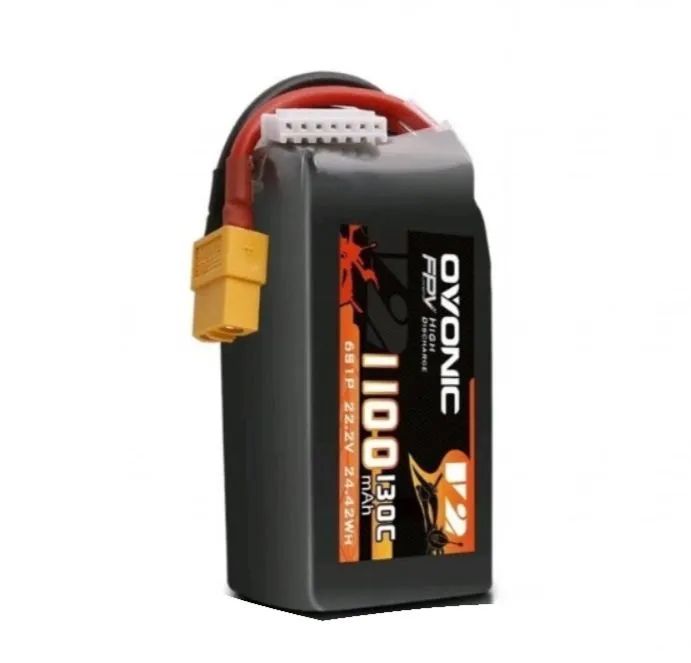 Bateria Lipo Ovonic 6s 1100mah 130c P/ Drone Fpv e Outros 