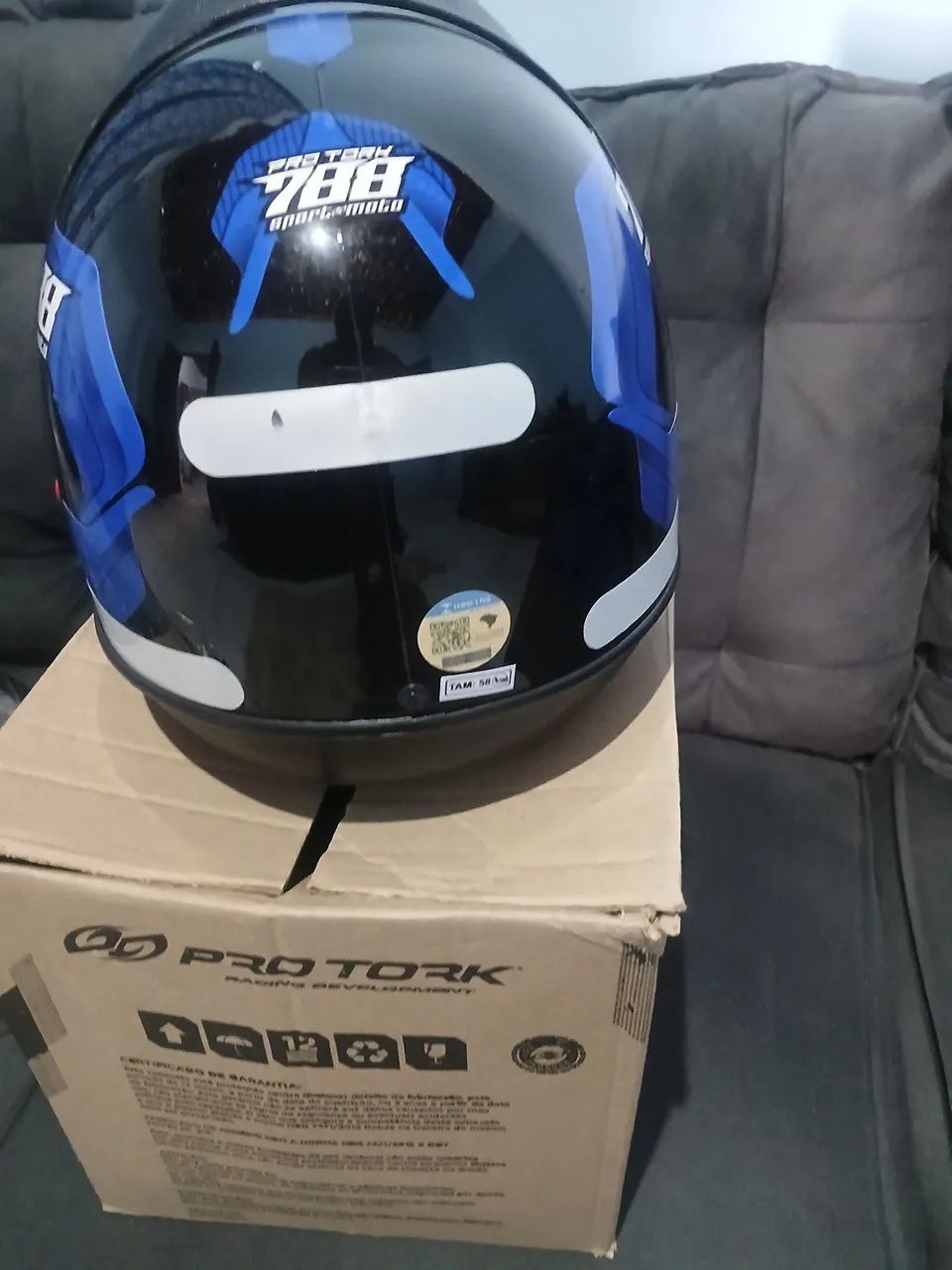 Capacete novo nunca usado  - Foto 3