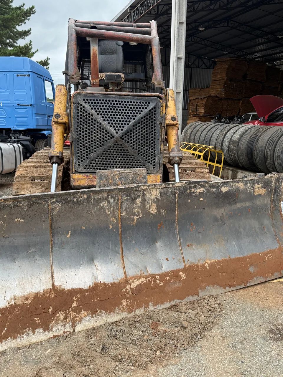 Trator esteira Fiat  AD14B motor cummins 220cv torque grande  - Foto 4