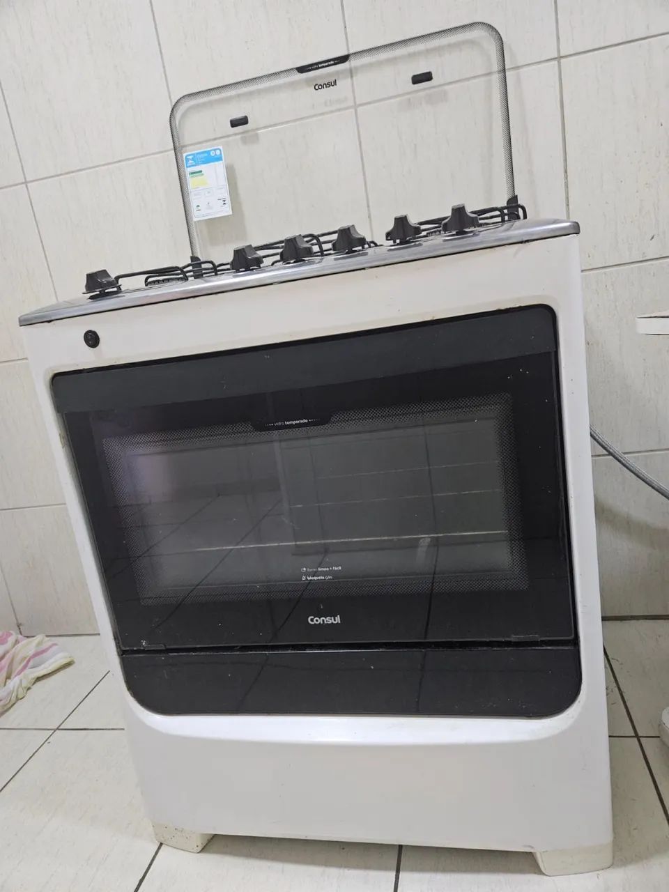 Vendo FOGÃO CÔNSUL 5 BOCAS BRANCO - Foto 3