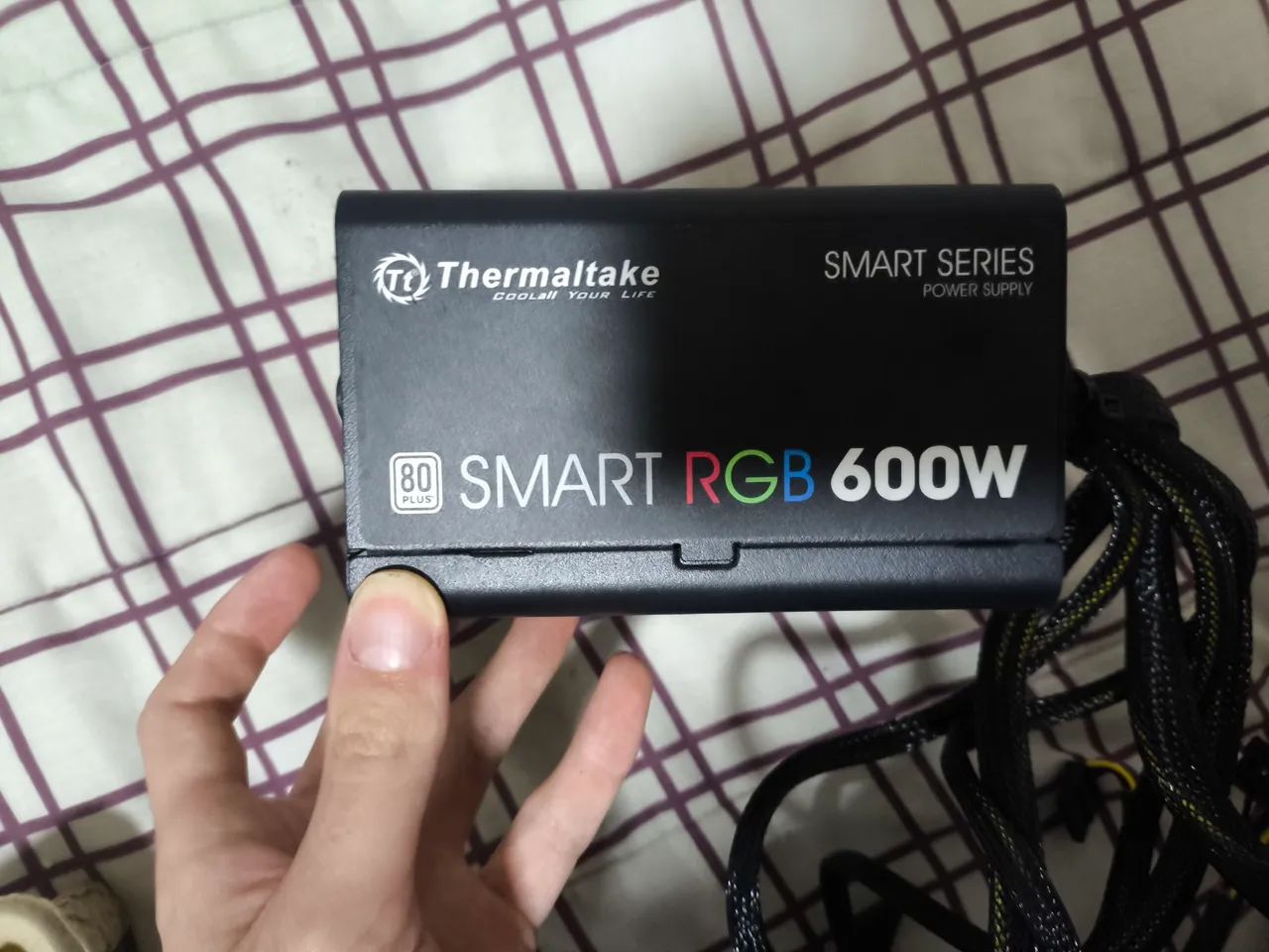 Fonte Thermaltake Smart RGB 600W 80 Plus - Funcionando Perfeitamente - Foto 2