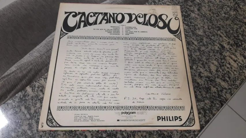 LP Caetano Veloso - 1967 - Foto 2