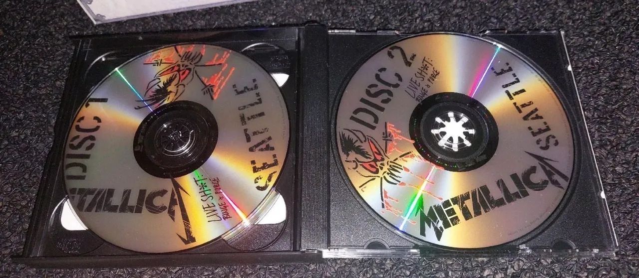 Box Metallica Live Shit Binge & Purge 3 cds + 2 dvd importado raro
