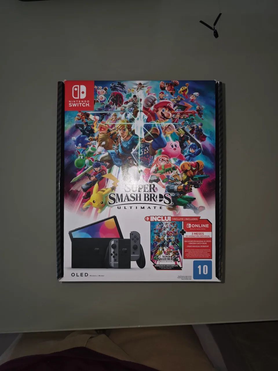 Vendo Nintendo Switch V2 Oled com microsd 512gb e controle pro - Foto 2