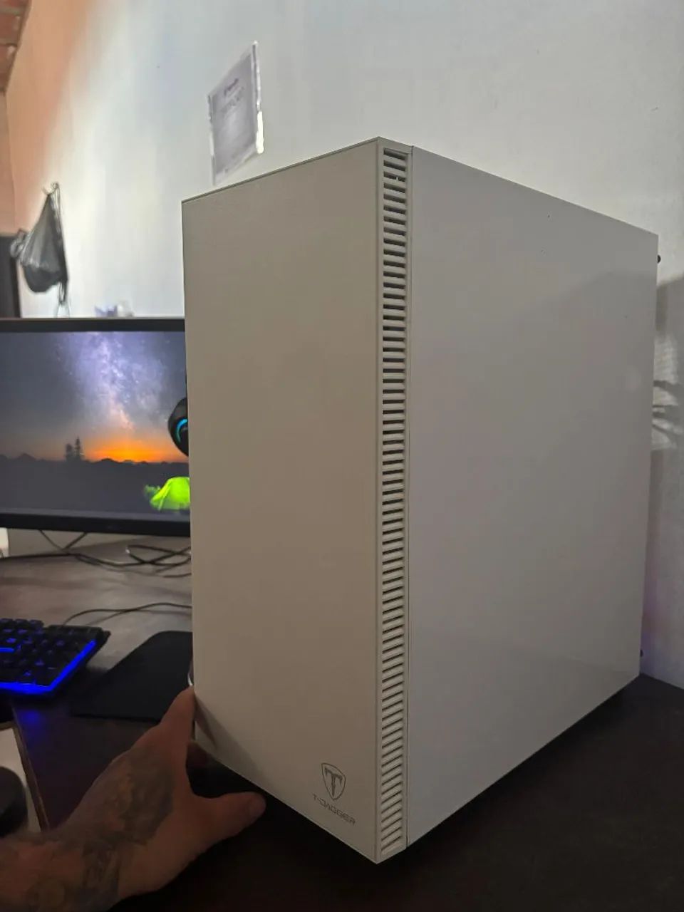 PC GAMER CORE I3 9100F RX 580 8GB COMPLETO - Computadores e