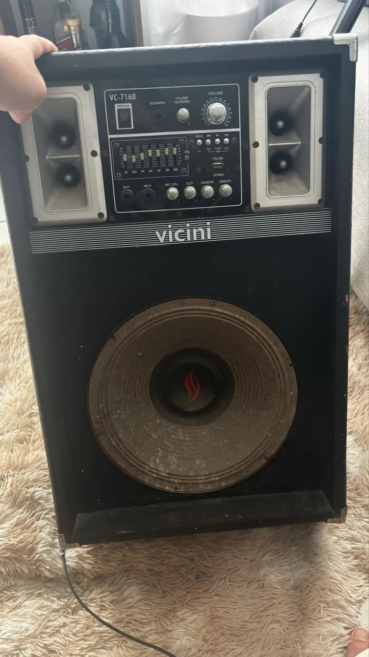 Caixa amplificada vicini - Instrumentos musicais - Conceição
