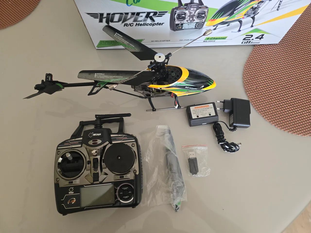 Helicóptero WLTOYS V912 Brushless 4 canais Rtf + Câmera  - Foto 2