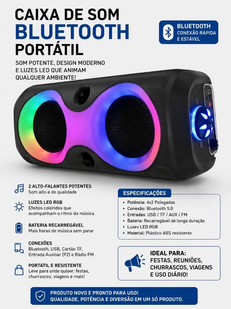 Caixa de som portátil