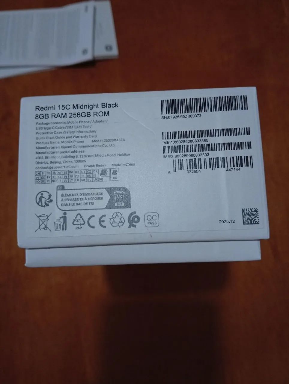 Redmi 15C 256GB Midnight Black 8GB RAM - Foto 2